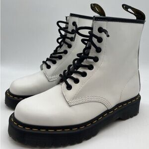 Sincerely Original Zavala LeatherLace-Up Combat Boots 7M